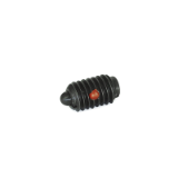 SPNL - Short Spring Plungers, Threaded Body Type, Type SS- Steel Bolt, Heavy End Pressure, Without Nylon Locking Element Inch