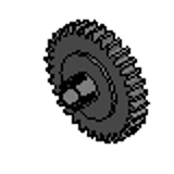 C20S25 - Precision Spur Gears - 20 Pitch - 3/8" Bore - 1/4" Face - AGMA Quality 10 - Clamp Style Hub - 20° Pressure Angle