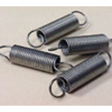 SPR2 & SPR10 - Extension Springs - Full Twist Loops Close Wound - 302 Stainless Steel Spring Tempered