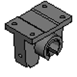 LMP-OPN - Linear Pillow Block - 1/2" to 2" Shaft Size - Standard Bearings with Shaft Wipers