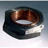 SCL-M - Squeeze Clamp - 2mm to 12mm Shaft Size - Nut - Stainless Steel DIN 1.4005 Bushing - Sintered Bronze