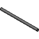 S3M & S4M - Ground Shafts - 3mm or 4mm Diameter - Stainless Steel DIN 1.4305