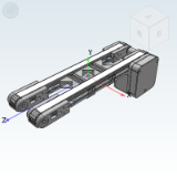 KQS01 - Synchronous belt conveyor/Diallel type•Low dust/Head drive European standard profile (pulley diameter 30mm)