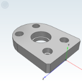 KVD01_08 - Roller mounting plate for profile conveyor, bearing type