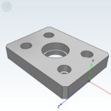 KVD11_18 - Roller mounting plate for profile conveyor, bearing type