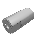 RAD31_38 - 圆形支柱·两端内螺纹·螺纹指定带扳手槽型
