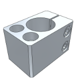 RCD01_12 - 底座用方形支架·简易通孔型/简易螺钉型