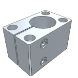 RCE01_12 - 底座用方形支架·螺栓反向通孔型/螺栓反向螺孔型