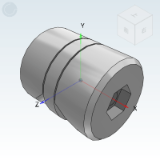RDB21_26_001 - Circular pillar fixing clip parallel type