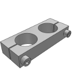 RDJ01_32 - 支柱固定夹·同径平行·孔距选择型/孔距指定型