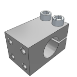 RDU21_36 - 支柱固定夹·螺孔平行·孔距选择型·标准型/薄型