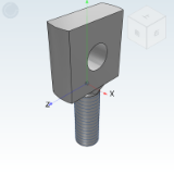 ZFE01_13 - Hinge bolt, square head/circular arc
