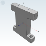 KDD61_64 - I-shaped support, for double cylinder