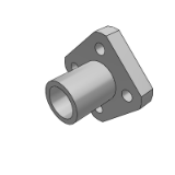 GAC01_29 - Flange Type Guide Shaft Support ¡¤ Standard Type ¡¤ Mounting Hole Through Hole
