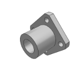 GBC01_29 - 厚壁法兰型导向轴支座·标准型·安装孔通孔