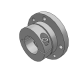 GBR01_16 - 开口法兰型导向轴支座·带定位孔型·安装孔通孔