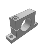 GCP11_18 - T-shaped guide shaft support ?¡è Open type ?¡è No positioning hole / With positioning hole