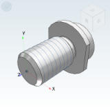MDJ01_08 - Cantilever pin ?¡è External thread mounting ?¡è Standard type with internal thread