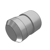 YGY01_12 - 大头/小头平头定位销·螺栓固定·环槽型