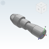YKE01_18 - 定位销 焊接夹具用·锥角R型 无肩型·外螺纹型/止动螺丝型