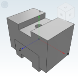 PDC01 - Positioning block, square groove, platform type