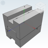 PDC11 - 定位块·方形槽·加长R角凸台型
