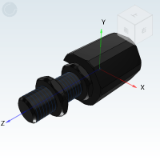 PKB01 - 轴心调节组件·外六角·螺栓连接型