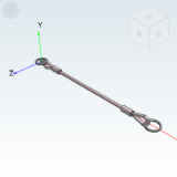 ZAA41 - Hanging rope for pin insertion/loop type at both ends