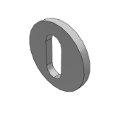 UAW01_07 - 金属垫圈·腰形孔·平面型