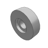 UCP51_66 - 圆形树脂垫圈·尺寸指定·沉孔型