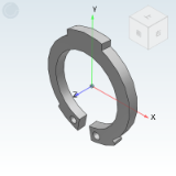 TAS41 - Shaft ring/Reverse retaining ring for c-hole