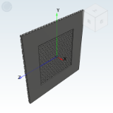 BLL14_16 - 冲孔金属网板 方型 带框架型