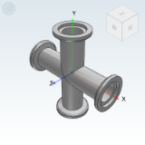 BLQ19 - Vacuum pipe fittings/Clip on cross