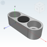 BMG01_21 - Magnet With Base, Semicircle