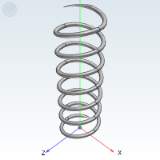 YFUR - Compression spring L size specified type Outer diameter reference type