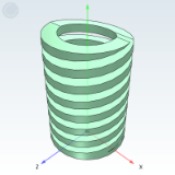 YSWY - Rectangular spring · super compression spring (light green)