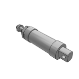 WGN01 - Aluminium Alloy Mini Cylinder. Single Rod Type. No Magnet / With Magnet
