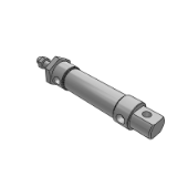 WGN06 - Stainless steel mini cylinder. Single rod type. With magnet
