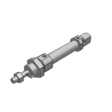 WGN07 - Stainless steel mini cylinder. Single rod type. With magnet
