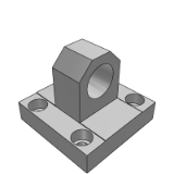 WIU01_22 - Thick arm hinge base, central pivot type