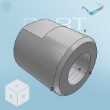 WJN11 - 油压缓冲器用定位螺母/侧负荷适配器-定位螺母·圆形型