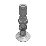 J-WEU66-67 - Standard type, double layer vacuum sucker, side pipe spring type