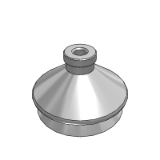 WEM31-32 - Standard type, vertical vacuum nozzle suction cup, organ type