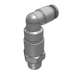 J-XYH06 - Precision type, high speed rotary joint, curved joint and external thread type