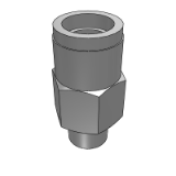 J-XYP51 - Precision type, high heat resistance quick joint, direct head and external thread