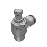 J-XZB01_02 - Precision type, speed regulating valve, standard type, external thread