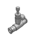 J-XZN61 - Precision type · quick exhaust valve · mini type · with exhaust throttle valve