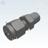 XZY06 - Direct head of external thread economical ferrule connector