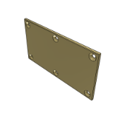 OBH01_11 - 无油线性滑板·铜合金·尺寸指定型·锥孔型/沉孔型