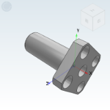 E-LMG02_23 - Economical Linear Bearing With Flange-Double Lining Type